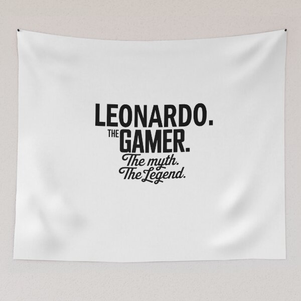 Item preview, Leonardo The Gamer The Myth The Legend Leonardo Name - Funny Gamer Quote design designed and sold by Oussinc.