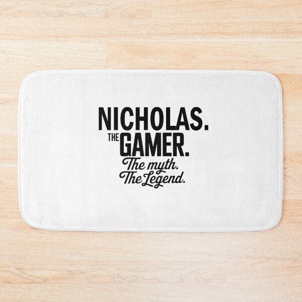 Item preview, Nicholas The Gamer The Myth The Legend Nicholas Name - Funny Gamer Quote design designed and sold by Oussinc.