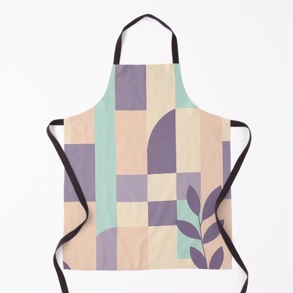 Item preview, Leaves & Geometric Shapes, Abstract Pastel Modern, Abstract Stylize, Repeated Texture Pattern (image size 8320x12480) designed and sold by Digital-Davinci.