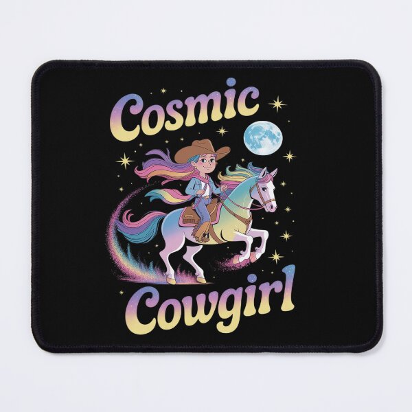 Item preview, Cosmic Rodeo Howdy Western Cute Cowboy Cowgirl Space designed and sold by PeteHomenick.