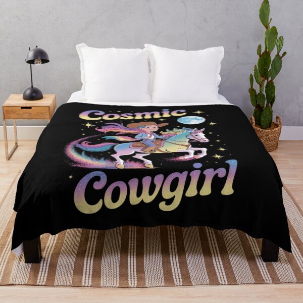 Item preview, Cosmic Rodeo Howdy Western Cute Cowboy Cowgirl Space designed and sold by PeteHomenick.