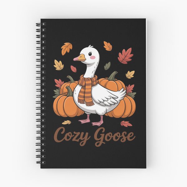 Item preview, Cozy Goose Pumpkin Fall Thanksgiving Love Silly Goose designed and sold by PeteHomenick.