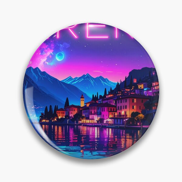 Item preview, Cyberpunk Varenna – Neon Lago di Como designed and sold by Klysztof.