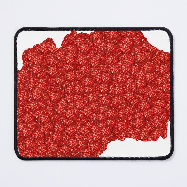 Item preview, Red Rhinestone Macedonia designed and sold by TheIconSmith.