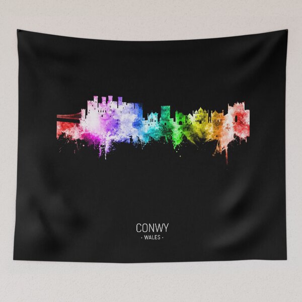 Item preview, Conwy Wales Skyline designed and sold by ArtPrints.