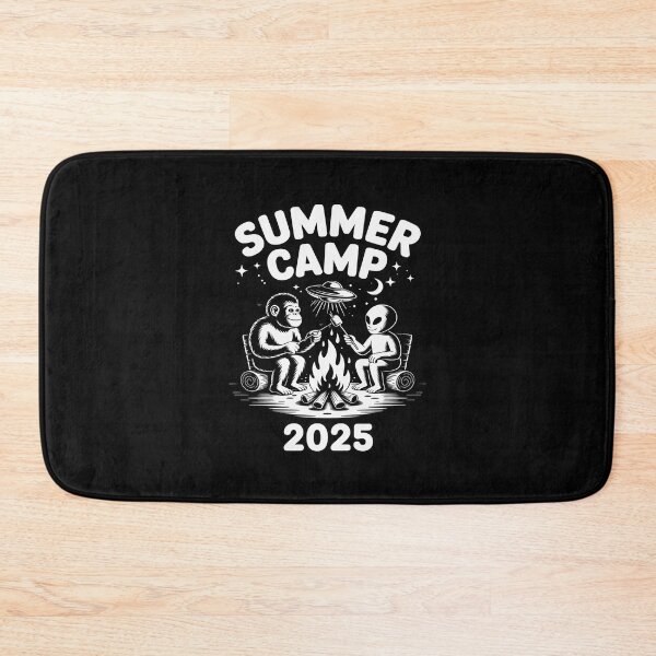 Item preview, Cute Best Summer Camp 2025 Crew Alien Bigfoot Camping Squad designed and sold by petrichorsworld.