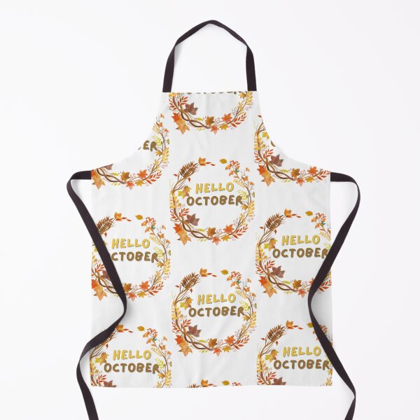 Item preview, Hello October Autumn Leaves Circle designed and sold by designoorkh.