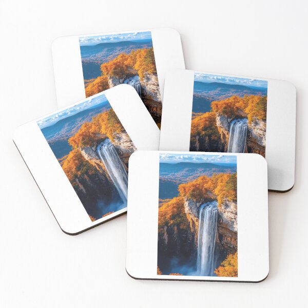 Item preview, Wasserfall im Tal – Natur & Ruhe 	•	Waterfall in the Valley – Nature’s Beauty 	•	Kraft der Natur – Wasserfall und Landschaft designed and sold by Yaroplanner.