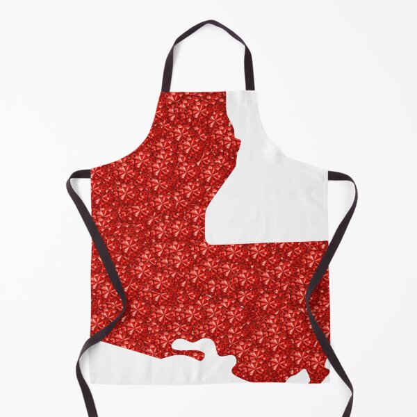 Item preview, Red Rhinestone Louisiana designed and sold by TheIconSmith.