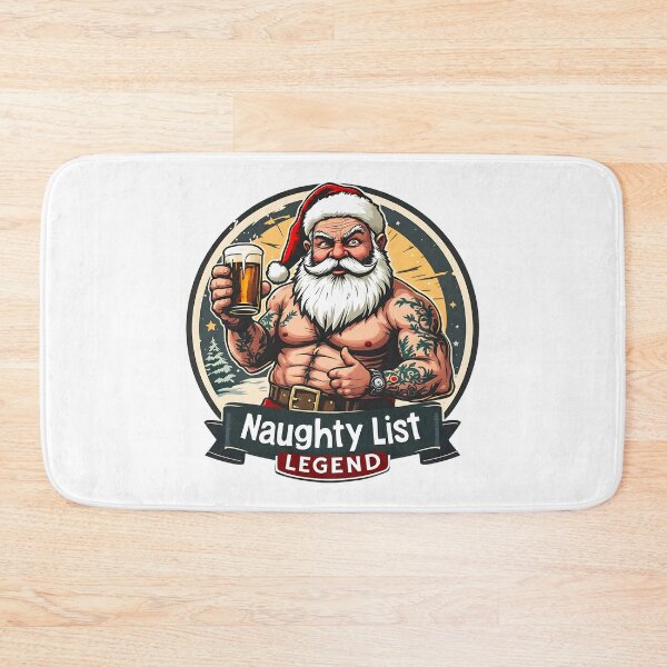 Item preview, Tattooed Santa Naughty List Legend designed and sold by SkullTroops.