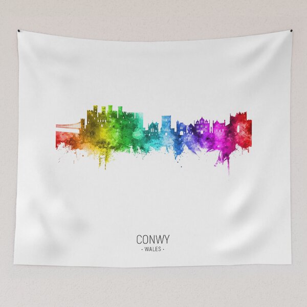 Item preview, Conwy Wales Skyline designed and sold by ArtPrints.