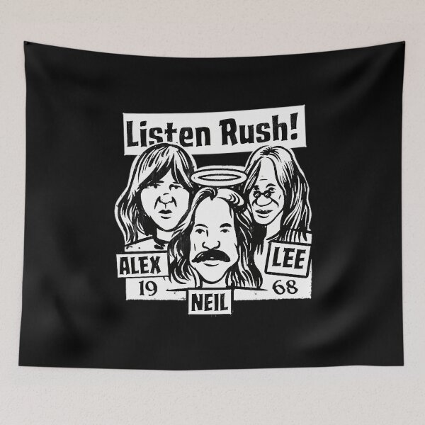 Item preview,  Rush Band Merch Cartoon Style designed and sold by BriaBelair.