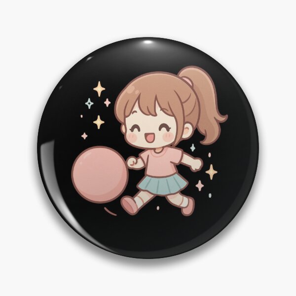 Item preview, Cute Kawaii Kickball sports designed and sold by DamioPolArt.