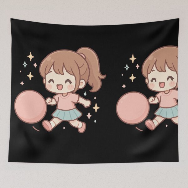 Item preview, Cute Kawaii Kickball sports designed and sold by DamioPolArt.