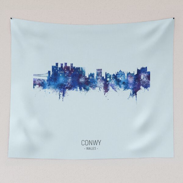 Item preview, Conwy Wales Skyline designed and sold by ArtPrints.