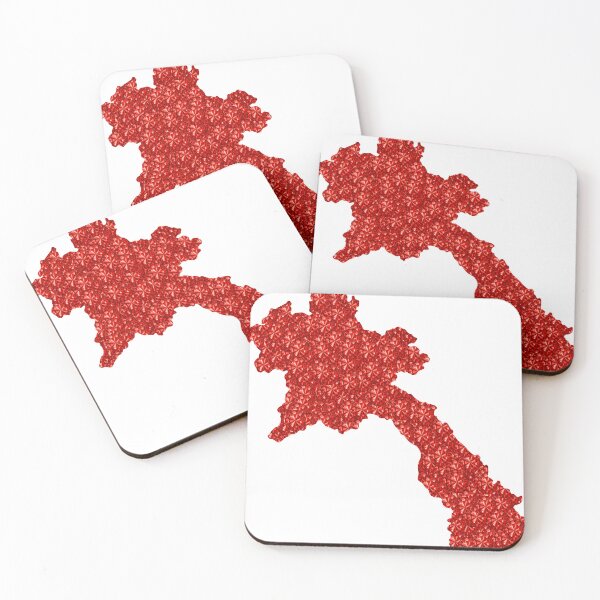 Item preview, Red Rhinestone Laos designed and sold by TheIconSmith.