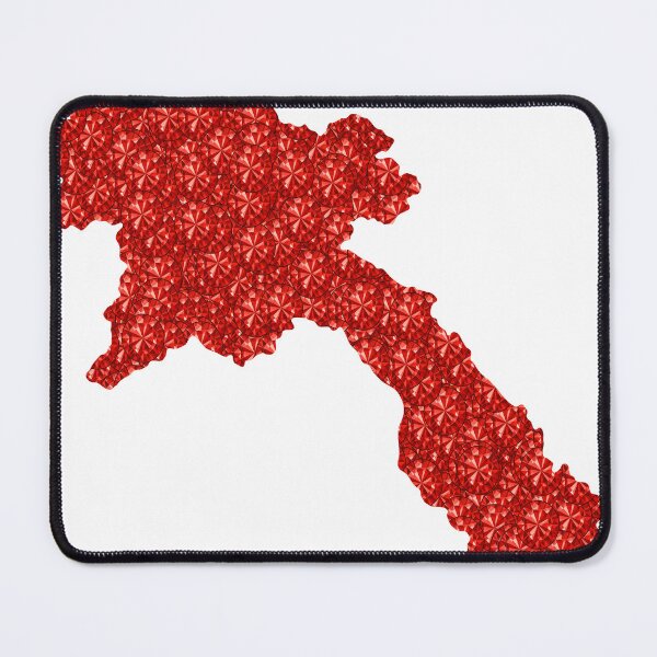 Item preview, Red Rhinestone Laos designed and sold by TheIconSmith.