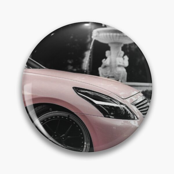 Item preview, Pink Luxury Car with Black and White Background designed and sold by Aesthetic Crew.