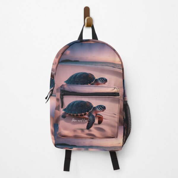 Item preview, Sunset Sea Turtle on Tropical Beach designed and sold by PomandLeo.
