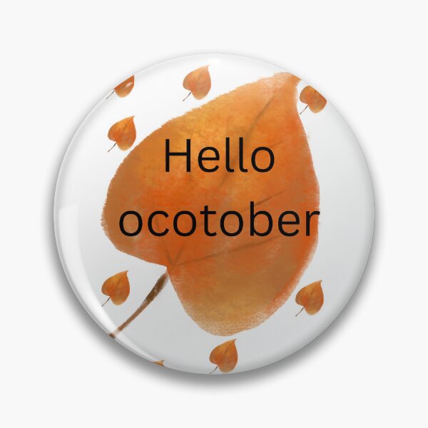 Item preview, Hello October  designed and sold by designoorkh.