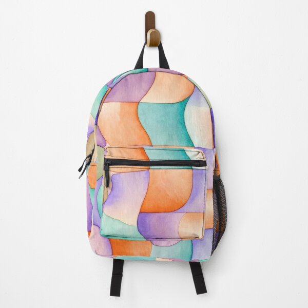 Item preview, Abstract Watercolor Pattern | Geometric Retro Waves designed and sold by Ombrya.