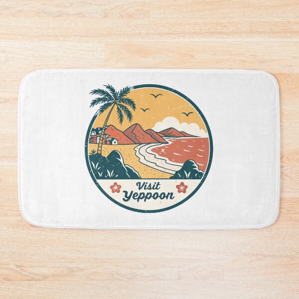 Item preview, Visit Yeppoon Retro Travel Badge – Vintage Coastline Souvenir Design designed and sold by VividOrganica.