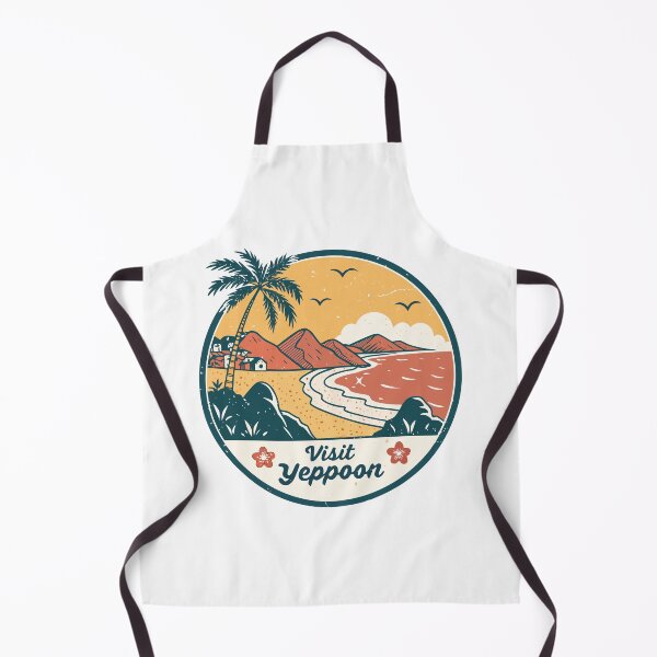 Item preview, Visit Yeppoon Retro Travel Badge – Vintage Coastline Souvenir Design designed and sold by VividOrganica.