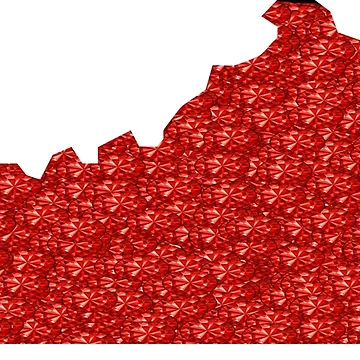 Artwork thumbnail, Red Rhinestone Kentucky by TheIconSmith