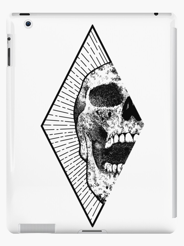 Geometric Skull Instagram MichaelBalesArt by Michael Bales TattooNOW