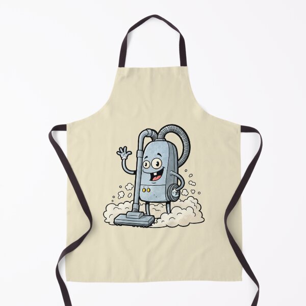 Item preview, Funny Retro Vacuum Cleaner Cartoon – Cute Appliance Character designed and sold by Imaginationbeyond.