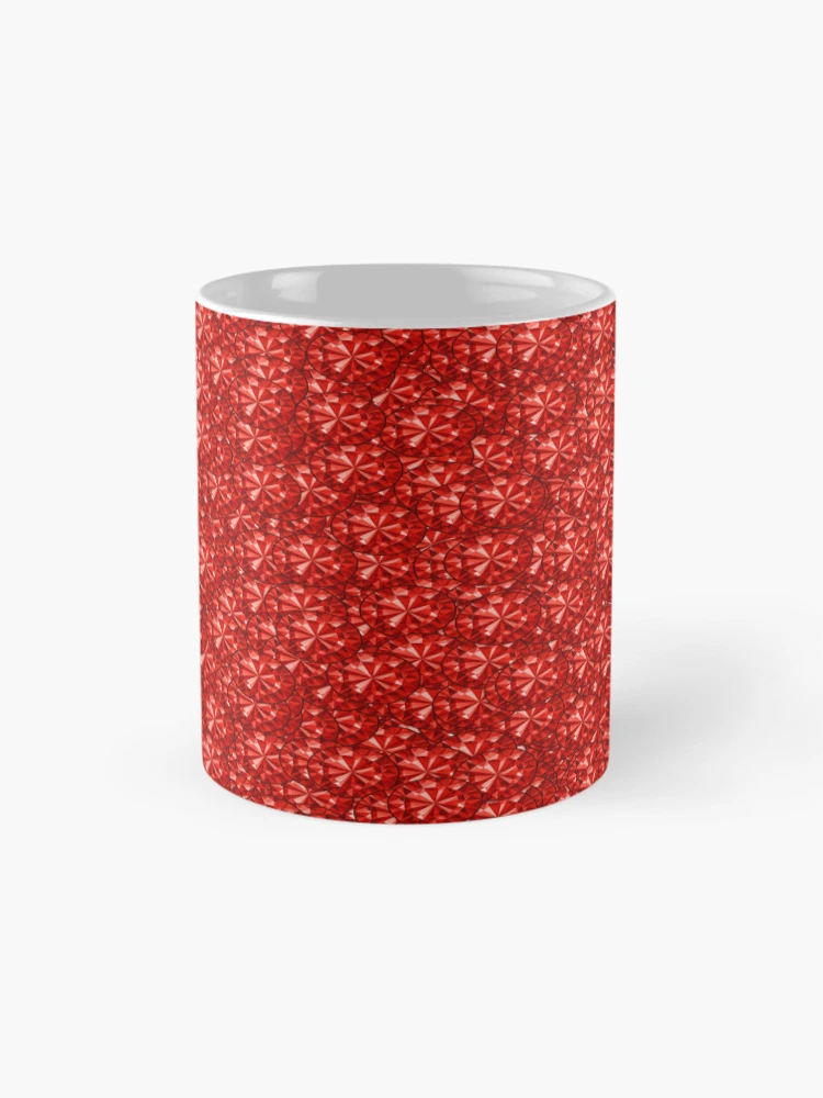 Thumbnail 4 of 6, Coffee Mug, Red Rhinestone Kansas designed and sold by TheIconSmith.