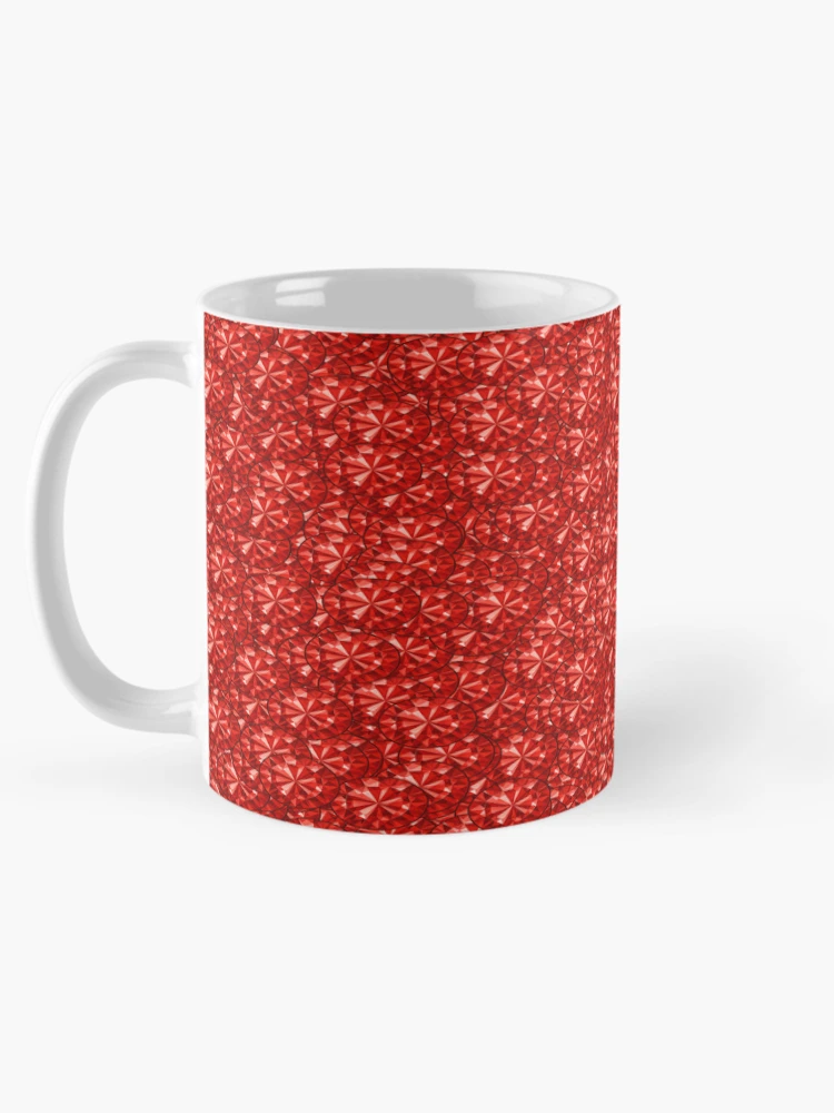 Thumbnail 5 of 6, Coffee Mug, Red Rhinestone Kansas designed and sold by TheIconSmith.