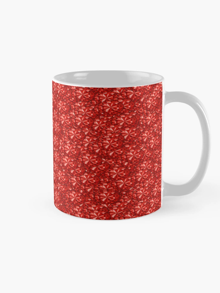 Thumbnail 3 of 6, Coffee Mug, Red Rhinestone Kansas designed and sold by TheIconSmith.