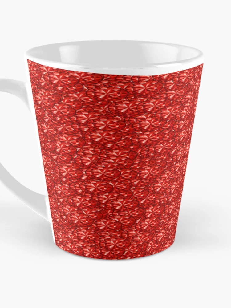 Thumbnail 3 of 4, Coffee Mug, Red Rhinestone Kansas designed and sold by TheIconSmith.