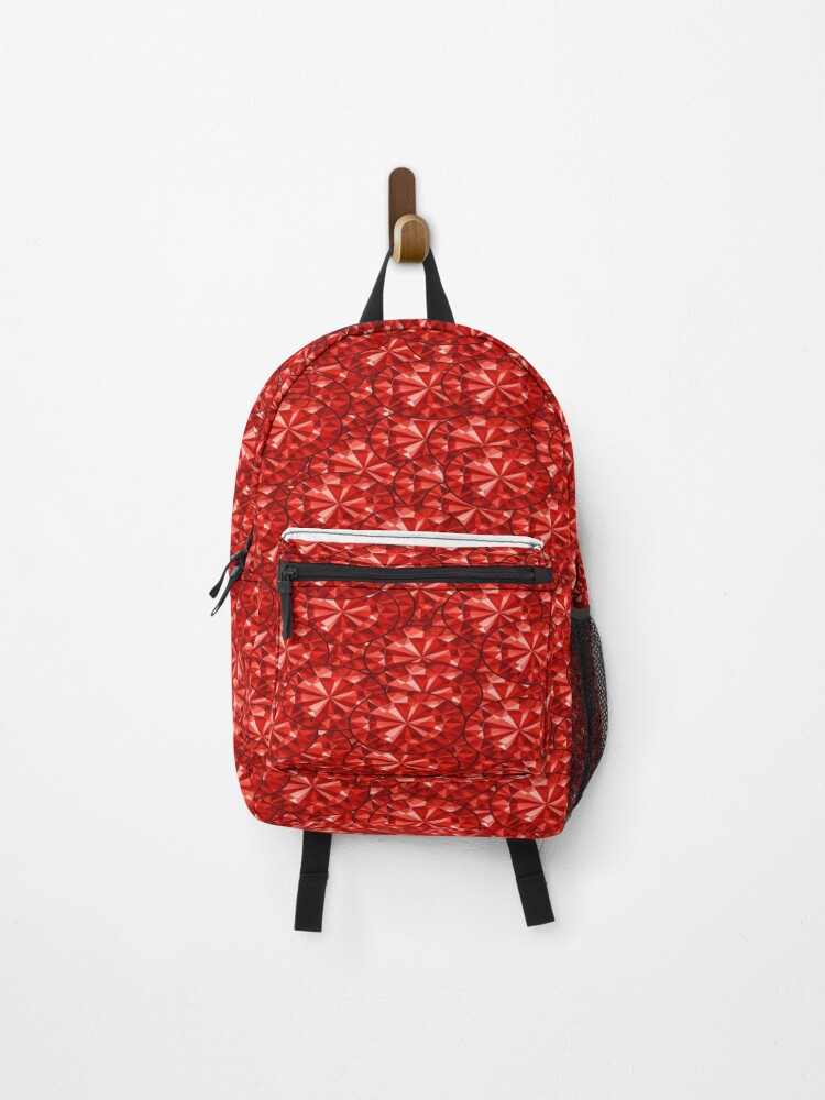 Thumbnail 1 of 3, Backpack, Red Rhinestone Kansas designed and sold by TheIconSmith.