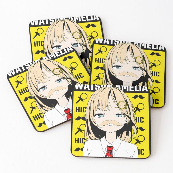 Item preview,  Hololive En Amelia Watson Smug Mustache designed and sold by Ramonpencer.