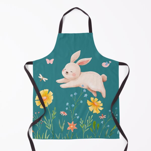 Artikelvorschau, Niedliches Häschen in Wildblumen – Frühlings-Natur-Tier-Design entworfen und verkauft von TheBeeKindSpace.