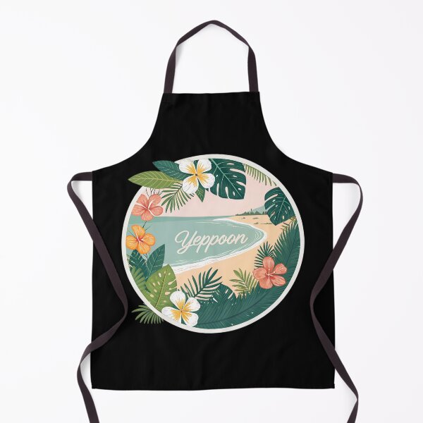 Item preview, Yeppoon Tropics – Tropical Flowers & Palm Beach Design designed and sold by VividOrganica.