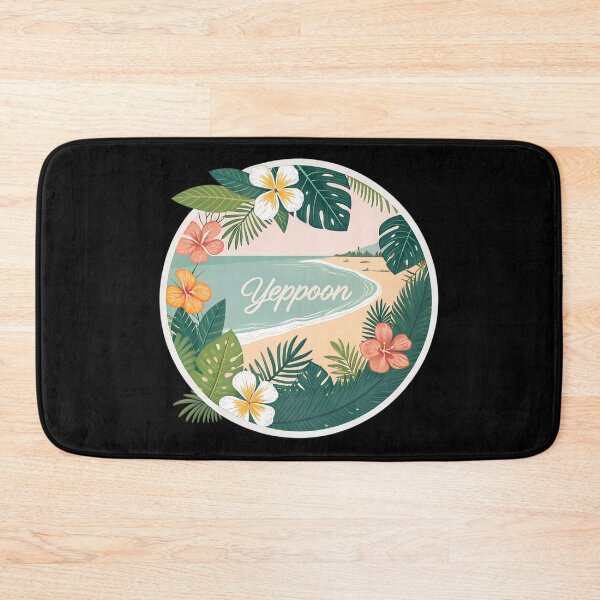 Item preview, Yeppoon Tropics – Tropical Flowers & Palm Beach Design designed and sold by VividOrganica.