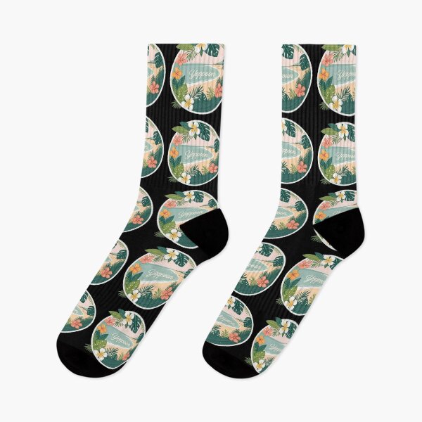 Item preview, Yeppoon Tropics – Tropical Flowers & Palm Beach Design designed and sold by VividOrganica.