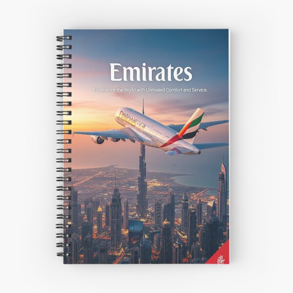 Item preview, Emirates Travel Poster designed and sold by Skyframe Aviation.