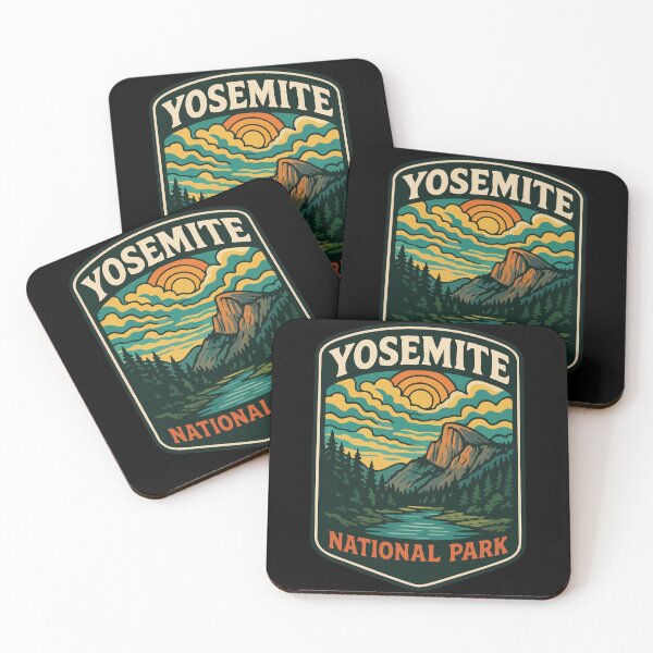 Artikelvorschau, Yosemite Nationalpark Retro Reisen entworfen und verkauft von TomFrontierArt.