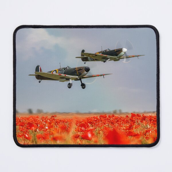 Item preview, Supermarine Spitfire Poppy Scramble designed and sold by Airpower Art.