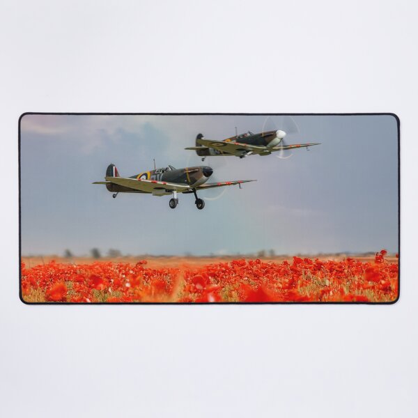 Item preview, Supermarine Spitfire Poppy Scramble designed and sold by Airpower Art.