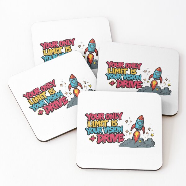 Item preview, Rocket Boost Motivation, Your Only Limit is Your Vision + Drive designed and sold by auraRM studio.