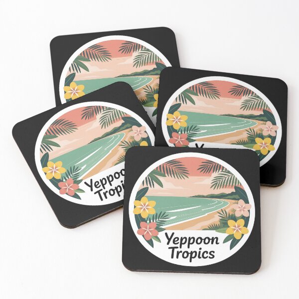 Item preview, Yeppoon Queensland Sunset Waves – Retro Beach designed and sold by VividOrganica.