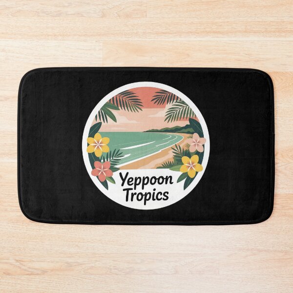 Item preview, Yeppoon Queensland Sunset Waves – Retro Beach designed and sold by VividOrganica.