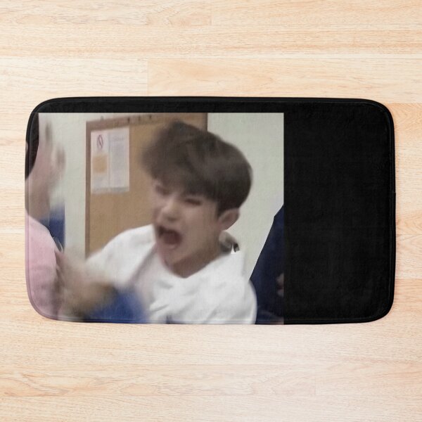 Item preview, Seventeen Woozi Screaming Meme designed and sold by MarsilChouinard.