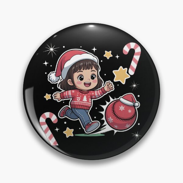 Item preview, Funny Christmas  - Kickball girl designed and sold by DamioPolArt.