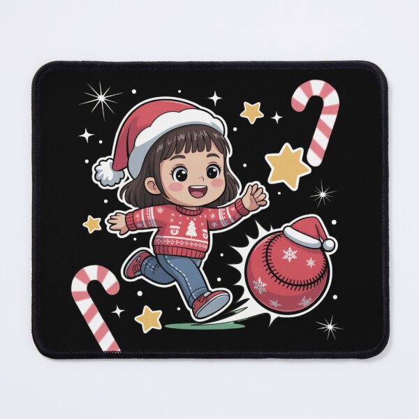 Item preview, Funny Christmas  - Kickball girl designed and sold by DamioPolArt.